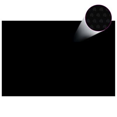 VidaXL Zwembadfolie solar drijvend 300x200 cm pe zwart en blauw