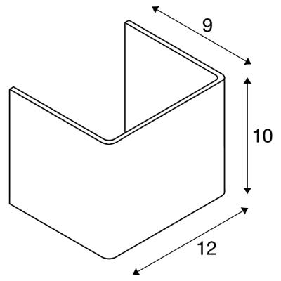 SLV Mana 12 1000616 Lampenkap Grijs, Bruin
