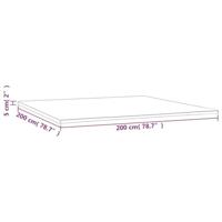 Dekmatras 200x200x5 cm - thumbnail