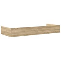 Opbergbedframe met hoofdeinde Sonoma Eiken 100 x 200 cm Bewerkt hout - thumbnail