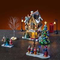 Tannenbaum Christmas Shoppe Set 13x47x29 cm Kerstdorp LEMAX - Lemax - thumbnail