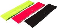 Avento taille sportband twist fluorgeel/zwart maat m | 10 stuks - thumbnail