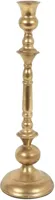 Countryfield kandelaar metaal wessel 12.5x12.5x42.5cm goud - thumbnail