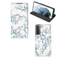 Samsung Galaxy S21 FE Uniek Smart Cover Blossom White - thumbnail
