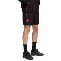 PUMA AC Milan Pumatech Broekje Woven 2025-2026 Zwart Rood - thumbnail