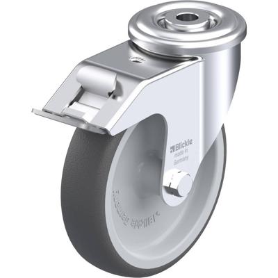Blickle LER-PATH 125G-FI Zwenkwiel met rem Wieldiameter: 125 mm Draagvermogen (max.): 150 kg 1 stuk(s)