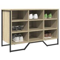VidaXL Schoenenkast 90x38x61,5 cm bewerkt hout sonoma eikenkleurig - thumbnail