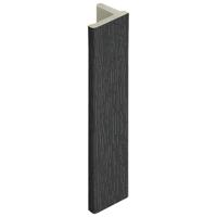 Eindprofiel 10 mm Zwartgrijs - Keralit (2836) - thumbnail