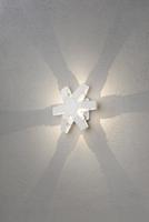 KonstSmide Ultra design buitenlampPescara Star 25cm wit - 7977-250 - thumbnail
