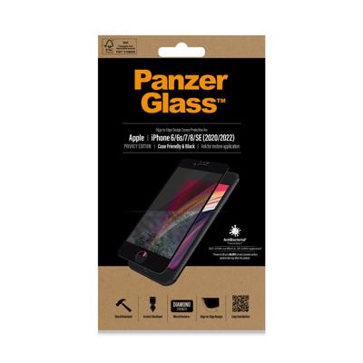 PanzerGlass Edge2Edge Privacy P2679 Screenprotector (glas) met privacyfolie Apple IPhone SE (Gen.3, 2022), IPhone SE (Gen.2, 2020), iPhone 8, iPhone 7, iPhone