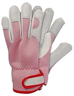 Werkhandschoenen geitenleer roze S Talen Tools - Talentools Werkhandschoenen geitenleer roze S Talen Tools - Talentools
