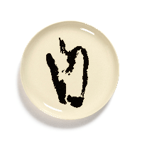 SERAX - Feast by Ottolenghi - Bord M 22x22cm wit Paprika zwart - thumbnail