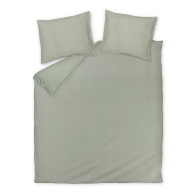 Vandyck Satin Luxe smoke green dekbedovertrek