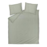 Vandyck Satin Luxe smoke green dekbedovertrek - thumbnail