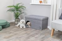 Trixie kattenhuis kimy grijs - thumbnail