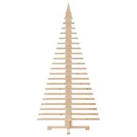 Kerstdecoratie kerstboom 180 cm massief grenenhout - thumbnail