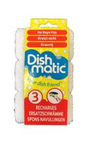 Dishmatic navulspons - krasvrij - 3st - thumbnail