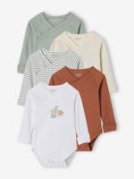 Set van 5 meegroei body's in thema dinosaurussen groen - thumbnail