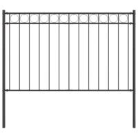 VidaXL Hecelement grijs 170 x 150 cm staal - thumbnail