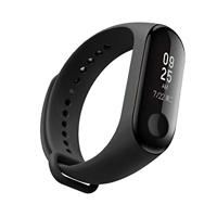 Xiaomi Mi band 3 / 4 / 5 / 6 / 7 bandje OneColor - Zwart - thumbnail