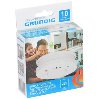 Grundig Rookmelder 10 jaar batt. Grundig Rookmelder 10 jaar batt.