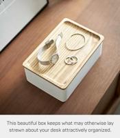 Yamazaki Sieraden- & Accessoire doos - Rin - Wit - thumbnail