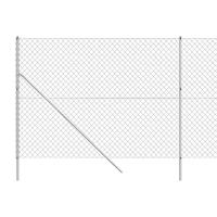 VidaXL Gaashek 1,6x10 m zilverkleurig - thumbnail