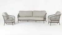 Tierra Outdoor stoel-bank loungeset juno chocolat - thumbnail