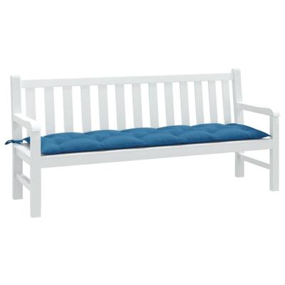 VidaXL Tuinbankkussen 180x50x7 cm stof gemêleerd blauw VidaXL Tuinbankkussen 180x50x7 cm stof gemêleerd blauw