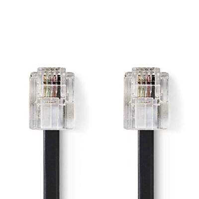 Nedis TCGP90200WT100 Netwerkkabel Rj11 Male - Rj11 Male 10,0 M Wit