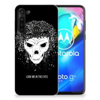 Silicone Back Case Motorola Moto G8 Power Skull Hair - thumbnail