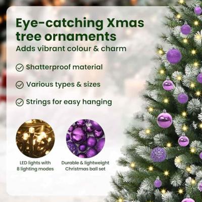 VidaXL Kunstmatige scharnierkerstboom met bedekte sneeuw 150 cm