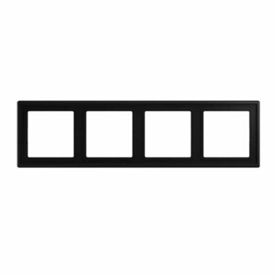 JUNG LS 984 SWM 4 voudig afdekraam LS990 grafiet mat zwart