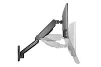 Digitus DA-90425 Monitor-wandbeugel 1-voudig 38,1 cm (15) - 81,3 cm (32) Zwart Uittrekbaar, Draaibaar, In hoogte verstelbaar, Kantelbaar, Kantelbaar en - thumbnail