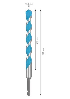 Bosch Accessories 2608902361 Multifunctionele boor 1 stuk(s) Bosch Accessories 2608902361 Multifunctionele boor 1 stuk(s)