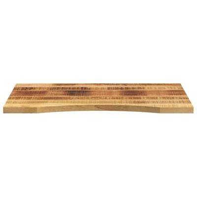Bureaublad met ronding 100x50x2,5 cm massief ruw mangohout Bureaublad met ronding 100x50x2,5 cm massief ruw mangohout