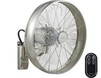 Lucci AIR BC Wandventilator 50 W (Ø x h) 410 mm x 460 mm Chroom Zwenkbaar - thumbnail