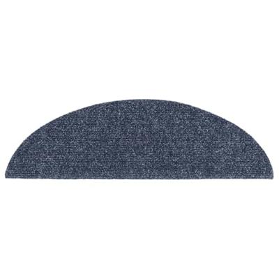 Trapmatten Zelfklevend 30 stuks 56x17x3 cm Blauw Halfrond