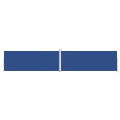 VidaXL Windscherm uittrekbaar 200x1000 cm blauw VidaXL Windscherm uittrekbaar 200x1000 cm blauw