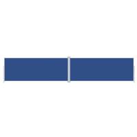VidaXL Windscherm uittrekbaar 200x1000 cm blauw - thumbnail
