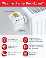 Elektrobock HD13-Profi Radiatorthermostaat Elektronisch 3 tot 40 °C - thumbnail