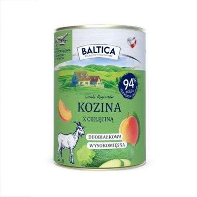 BALTICA Smaki regionów Goat with veal - natvoer voor honden - 400g