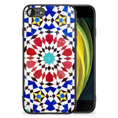 iPhone SE 2022 | SE 2020 | 7/8 Marmeren Print Telefoonhoesje Mozaïek