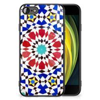 iPhone SE 2022 | SE 2020 | 7/8 Marmeren Print Telefoonhoesje Mozaïek - thumbnail