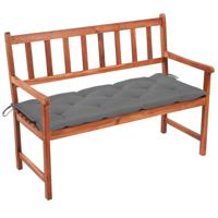 VidaXL Tuinbank met kussen 120 cm massief acaciahout - thumbnail