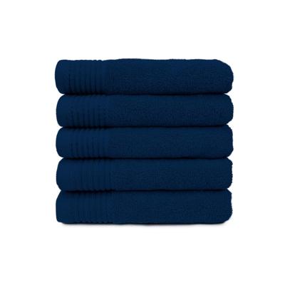 The One Handdoek Deluxe 50x100 550 gr Donker Navy (5 stuks) The One Handdoek Deluxe 50x100 550 gr Donker Navy (5 stuks)