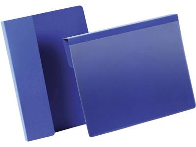 Documenthoes durable met vouw a5 liggend blauw