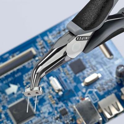 Knipex Elektronica-grijptang ESD | Doorgestoken scharnier | Meer-componentengrepen | Lengte 145 mm - 35 82 145 ESD Knipex Elektronica-grijptang ESD | Doorgestoken scharnier | Meer-componentengrepen | Lengte 145 mm - 35 82 145 ESD