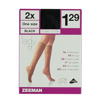 Lady fit Kniekousen - Graphite Lady fit Kniekousen - Graphite