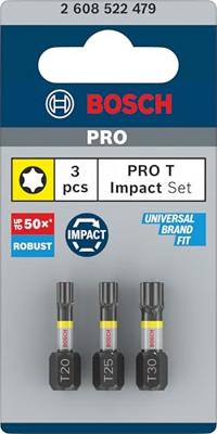 Bosch Accessories 2608522479 T-bit 3-delig T-profiel Torsion zone Bosch Accessories 2608522479 T-bit 3-delig T-profiel Torsion zone